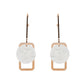 Modern Disc Dangles Earrings