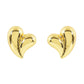Golden Heart Studs Earrings
