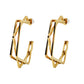 Infinity Weave Hoops Earrings