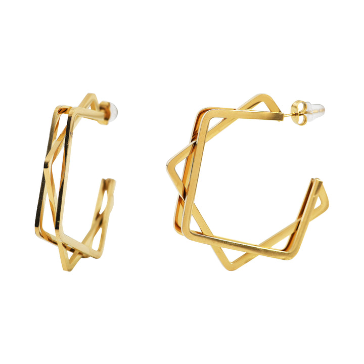 Infinity Weave Hoops Earrings