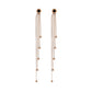 Midnight Comet Tassel Earrings