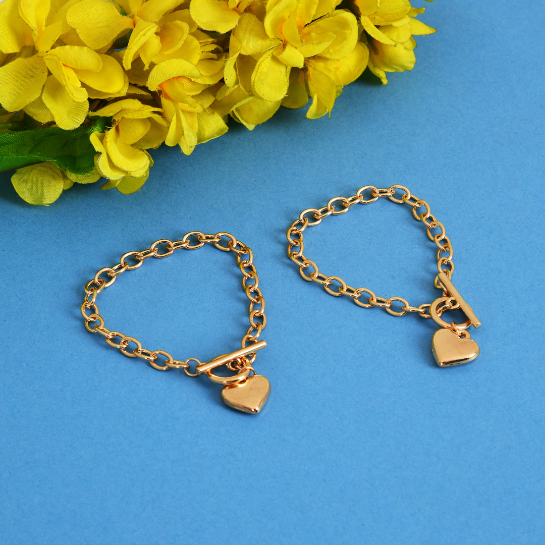 2-in-1 Radiant Heart Toggle Bracelet & Necklace