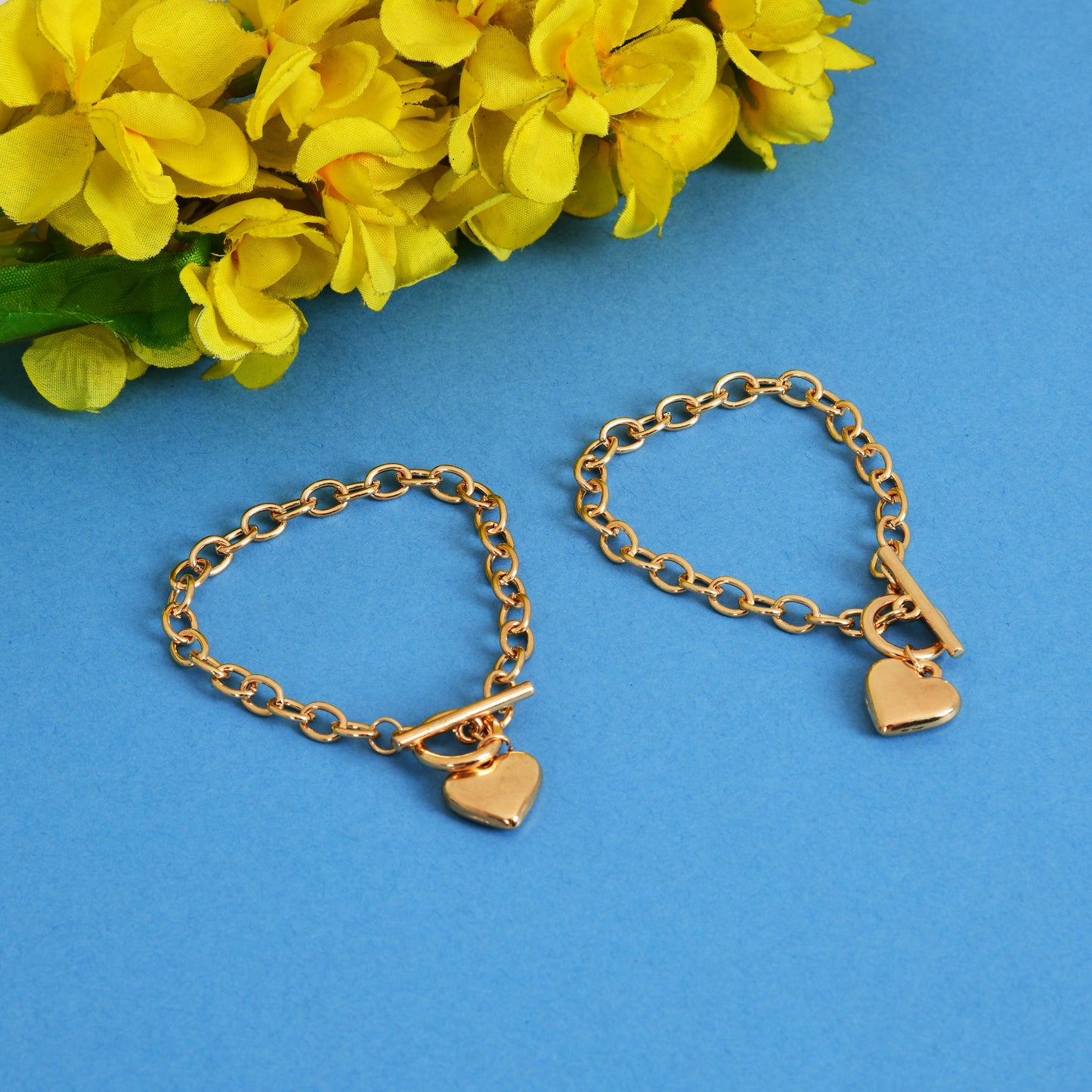 2-in-1 Radiant Heart Toggle Bracelet & Necklace