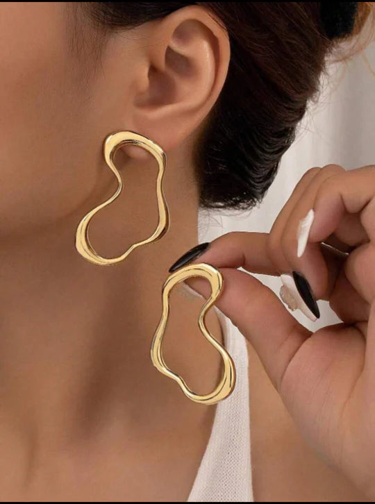 Whisper Wind Hoops Earrings
