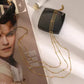 Dainty Layered Satellite Pendant Necklace