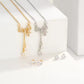 Elegant Bow Cascade Pendant Necklace