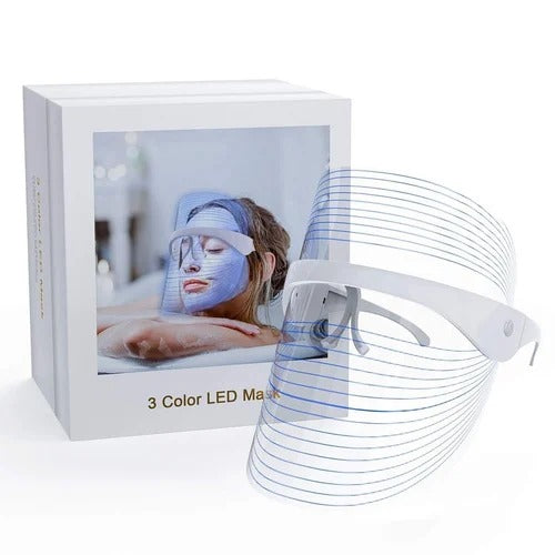 3 In 1 LED Light Therapy Face Mask | For Anti-Aging, Acne & Glowing Skin