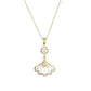Petal Drop Pendant Necklace