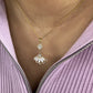 Petal Drop Pendant Necklace