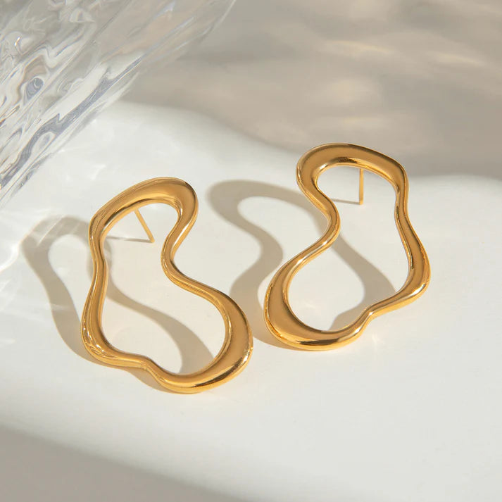 Whisper Wind Hoops Earrings