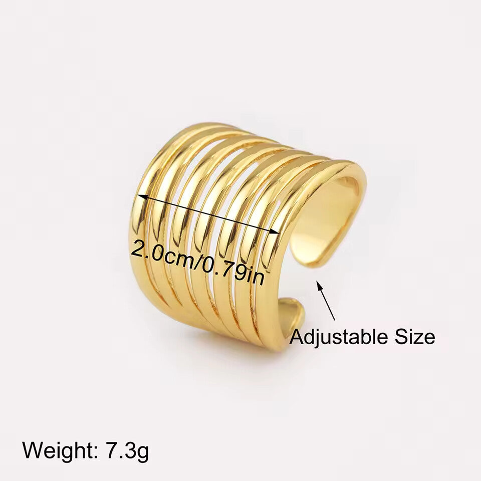 Cascade Glint Ring