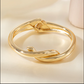 Minimalist Gold Knot Bracelet