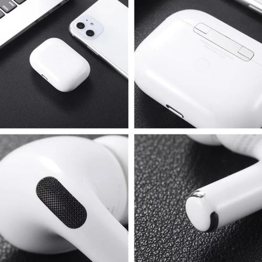 AirPods Pro 2nd Gen: 100% ANC  + 3D Spatial Audio + GPS Tracking (Find My Device) With  Silicone Cover Free