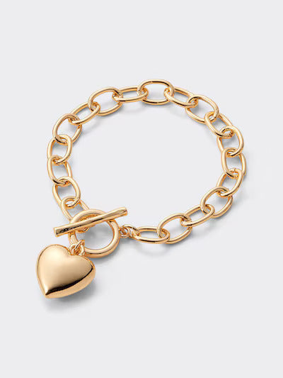 2-in-1 Radiant Heart Toggle Bracelet & Necklace