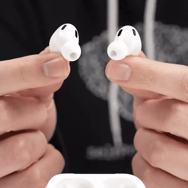 AirPods Pro 2nd Gen: 100% ANC  + 3D Spatial Audio + GPS Tracking (Find My Device) With  Silicone Cover Free