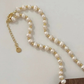 2-in-1 Minimalist Luxe Pearl & Golden Bracelet & Necklace
