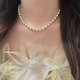 2-in-1 Minimalist Luxe Pearl & Golden Bracelet & Necklace