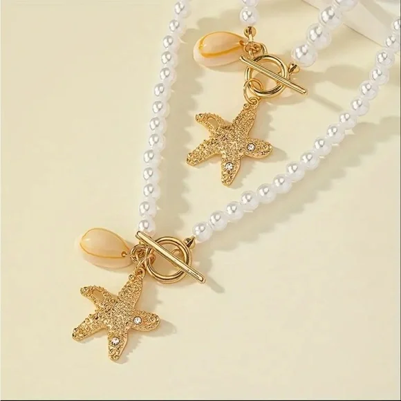2-in-1 SeaBliss Signature Pearls Necklace & Bracelet