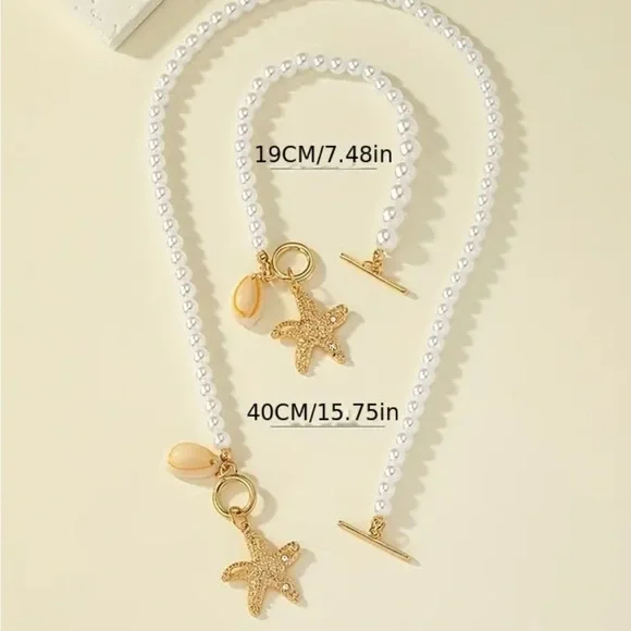 2-in-1 SeaBliss Signature Pearls Necklace & Bracelet