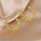 Infinity Weave Hoops Earrings